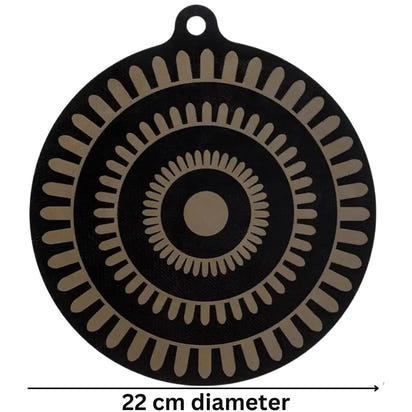 NU-IDEAS Induction Hob Protector Mats Round Trivets  Fibreglass Heat Resistant 4 Pcs