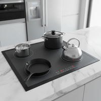 Induction Hob Protector Mat Translucent Mesh Silicone Fiberglass 78 x 52 cm