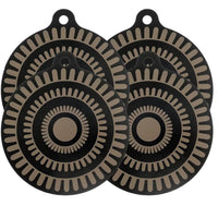 NU-IDEAS Induction Hob Protector Mats Round Trivets  Fibreglass Heat Resistant 4 Pcs