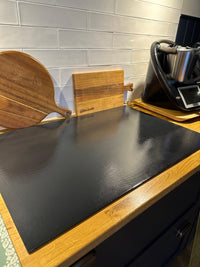 Induction Hob Protector Mat Prevents Scratches & Scuffs Cuts to Size Heat Resistant