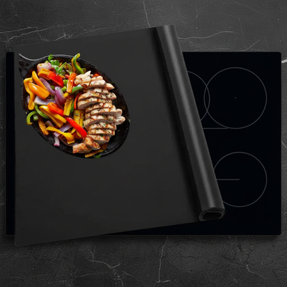 Induction Hob Protector Mat Prevents Scratches & Scuffs Cuts to Size Heat Resistant