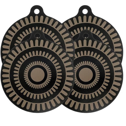 NU-IDEAS Induction Hob Protector Mats Round Trivets  Fibreglass Heat Resistant 4 Pcs