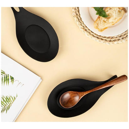 NU-IDEAS Silicone Spoon Rest Holder Set of 3 – Heat-Resistant Kitchen Utensil Rests