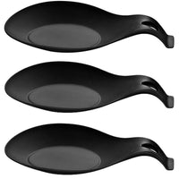NU-IDEAS Silicone Spoon Rest Holder Set of 3 – Heat-Resistant Kitchen Utensil Rests
